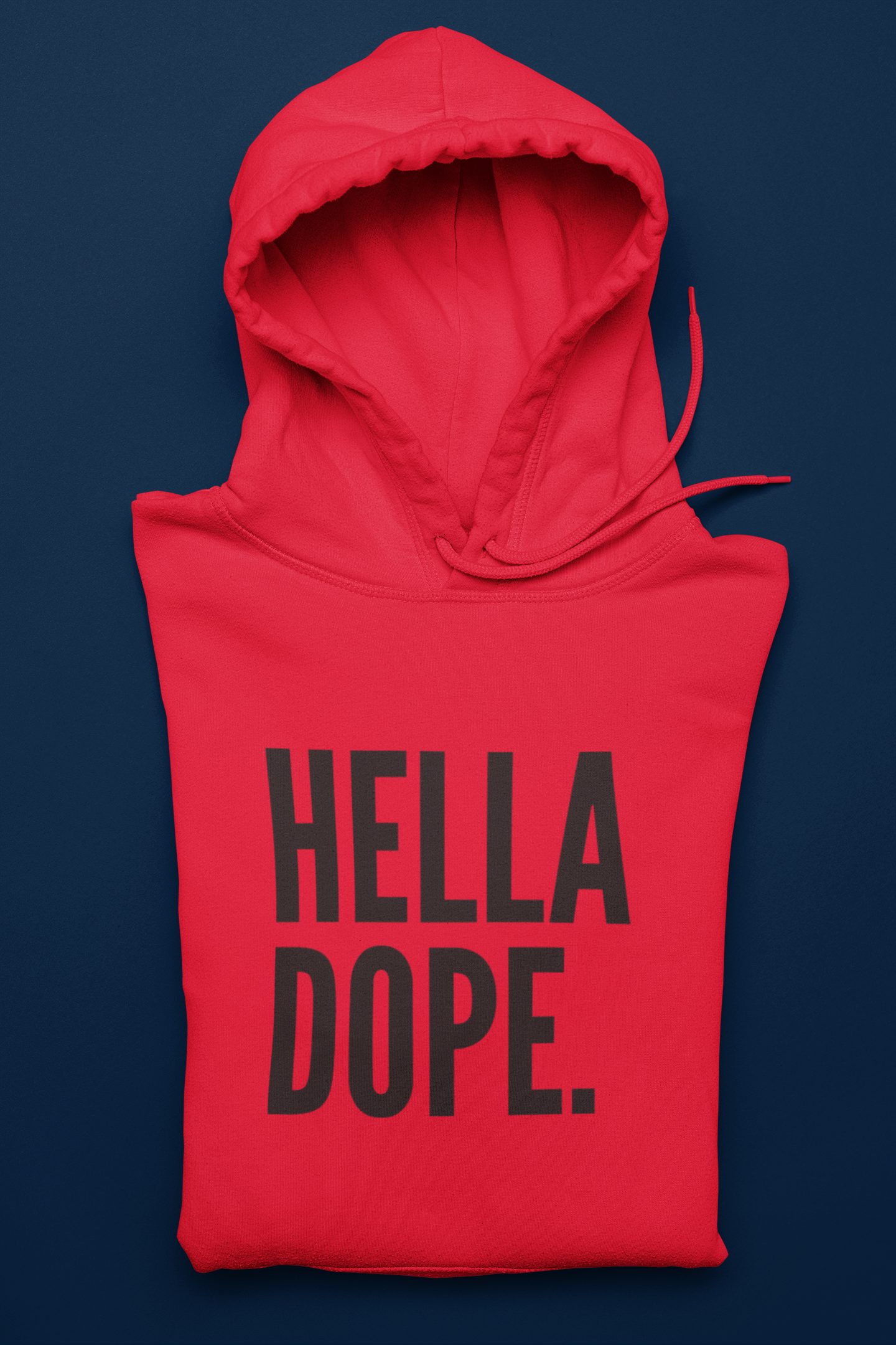 Hella Dope/Black Print Hoodie