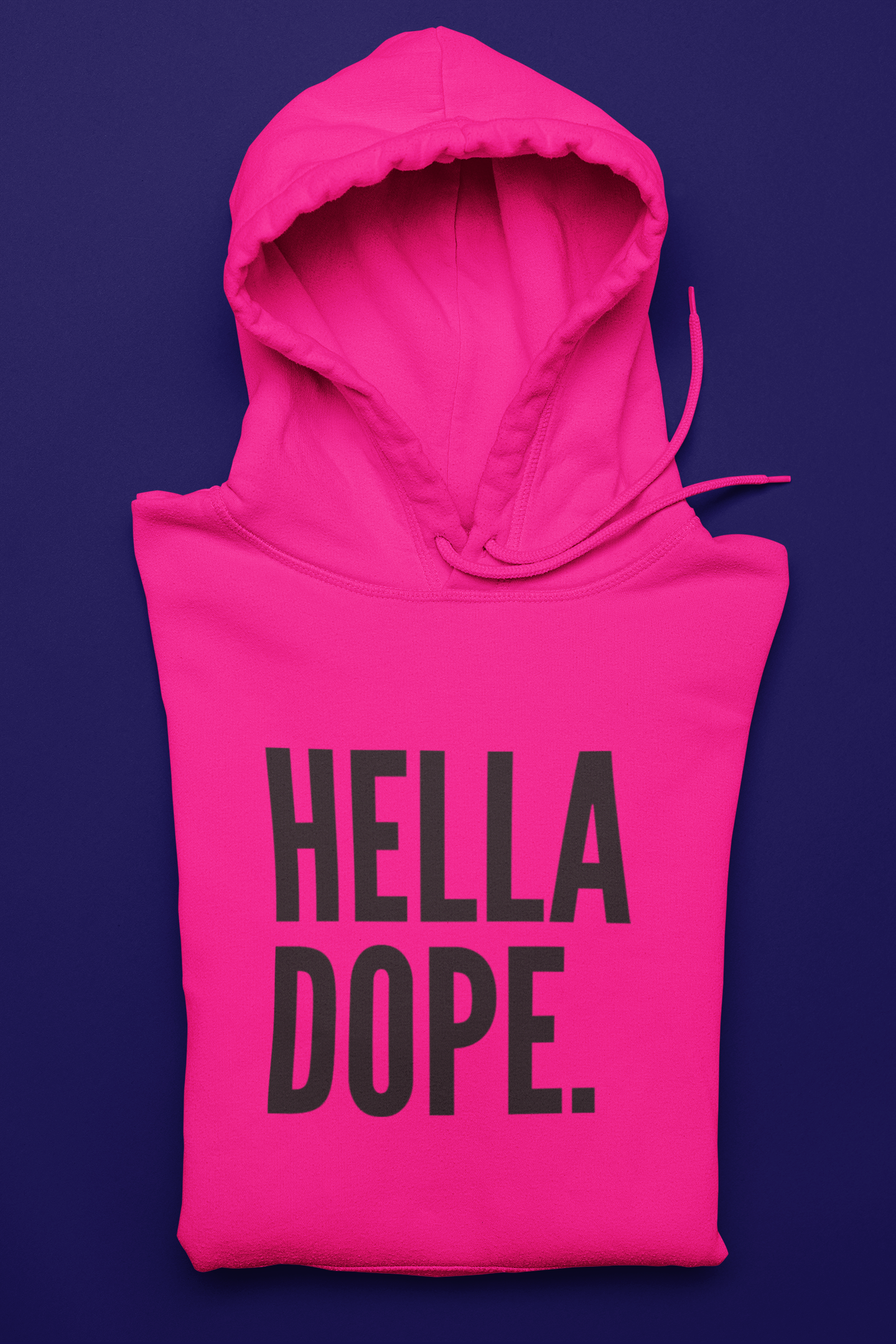 Hella Dope/Black Print Hoodie