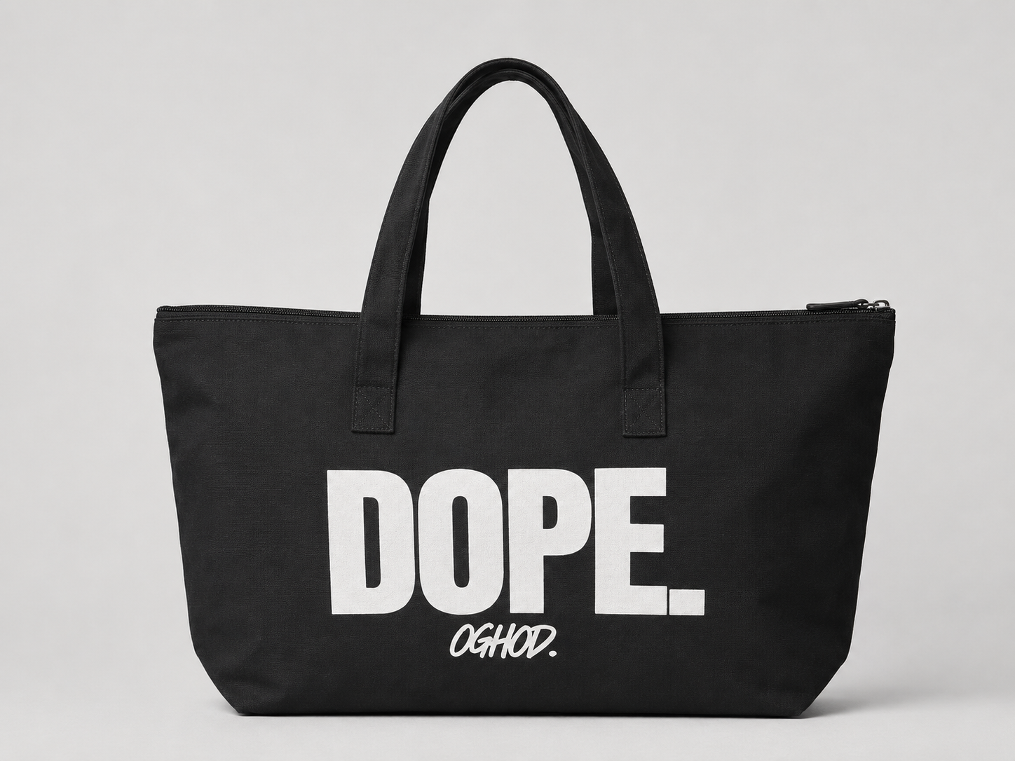 DOPE. Zippered Tote Bag