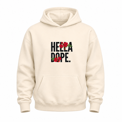 Hella Dope Rose Hoodie