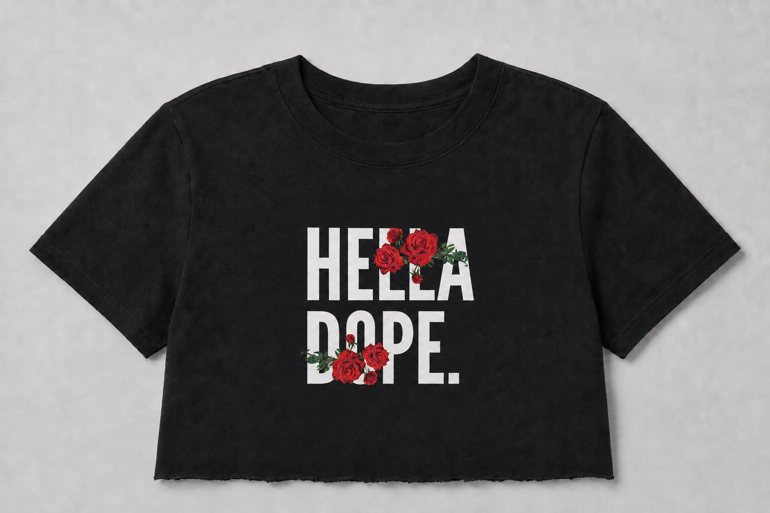 Hella Dope Rose Crop